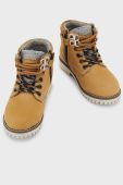 Дитячі шкіряні зимові черевики Mayoral колір жовтий (3409613)