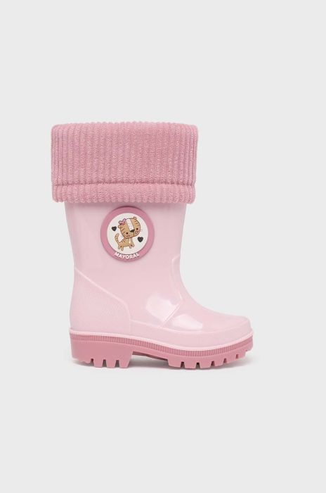 Дитячі гумові чоботи Mayoral колір рожевий (3645280)
