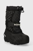 Дитячі зимові черевики Sorel 1888092 колір чорний YOUTH FLURRY PRINT Girls