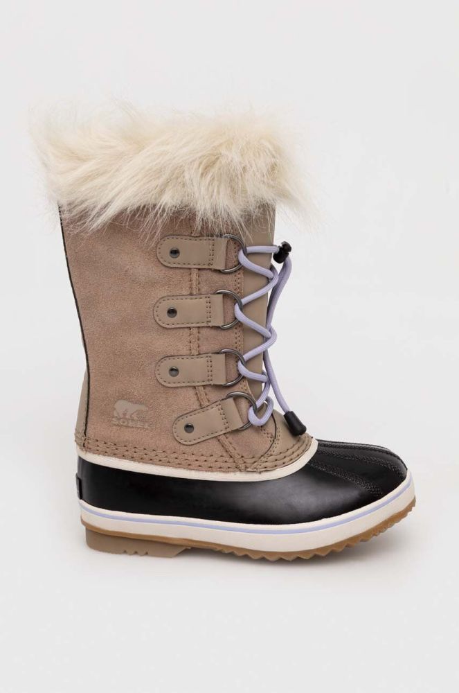 Дитячі чоботи Sorel 1855201 колір бежевий YOUTH JOAN OF ARCTIC DTV