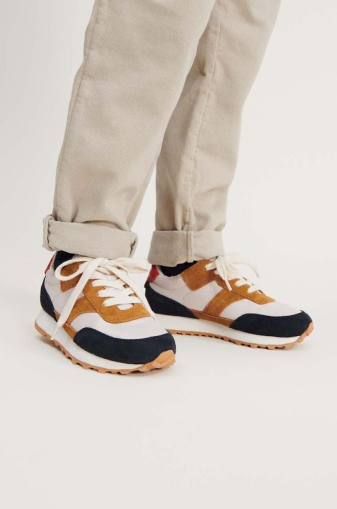 Дитячі кросівки Liewood LW17989 Jasper Suede Sneakers колір синій фото 4