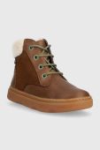 Дитячі шкіряні зимові черевики Camper Kiddo Kids колір коричневий (3475993)
