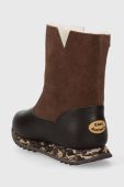 Дитячі шкіряні зимові черевики Emu Australia K12941 Baker колір коричневий