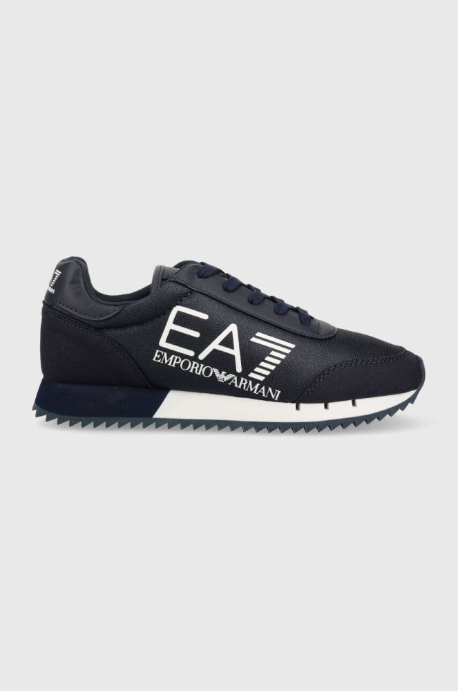 Дитячі кросівки EA7 Emporio Armani колір синій