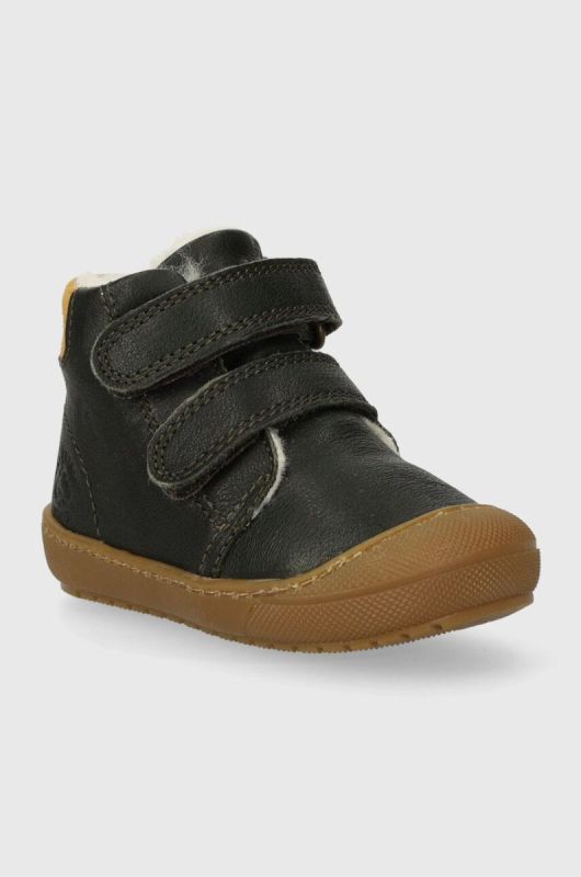 Дитячі шкіряні зимові черевики Primigi колір зелений (3653799) фото 2