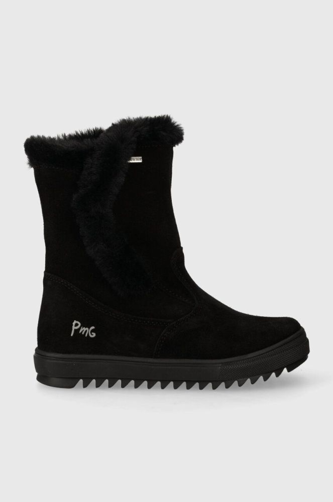 Дитячі замшеві зимові черевики Primigi колір чорний (3679017)