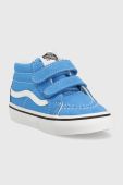 Дитячі кеди Vans TD SK8-Mid Reissue V колір блакитний