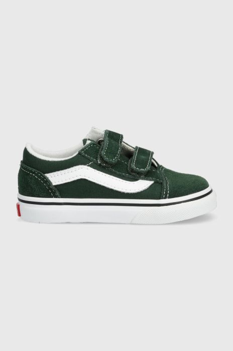 Дитячі кеди Vans TD Old Skool V колір зелений