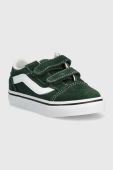 Дитячі кеди Vans TD Old Skool V колір зелений