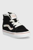 Дитячі кеди Vans TD SK8-Hi Zip колір чорний