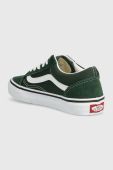 Дитячі кеди Vans JN Old Skool колір зелений