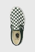 Дитячі кеди Vans UY Classic Slip-On колір зелений