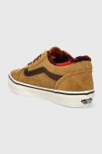 Дитячі кеди Vans UY Old Skool VN0A7Q5F1M71 колір коричневий