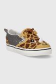 Дитячі кеди Vans Slip-On V Rinoceraffe VN000BVAC0V1 колір жовтий