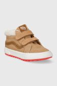 Дитячі замшеві кеди Vans TD SK8-Mid Reissue V MTE-1 VN0A5KRN6GL1 колір коричневий