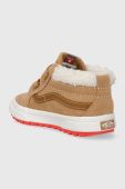 Дитячі замшеві кеди Vans TD SK8-Mid Reissue V MTE-1 VN0A5KRN6GL1 колір коричневий