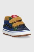 Дитячі замшеві кеди Vans TD SK8-Mid Reissue V MTE-1 VN0A5KRN6GL1 колір блакитний