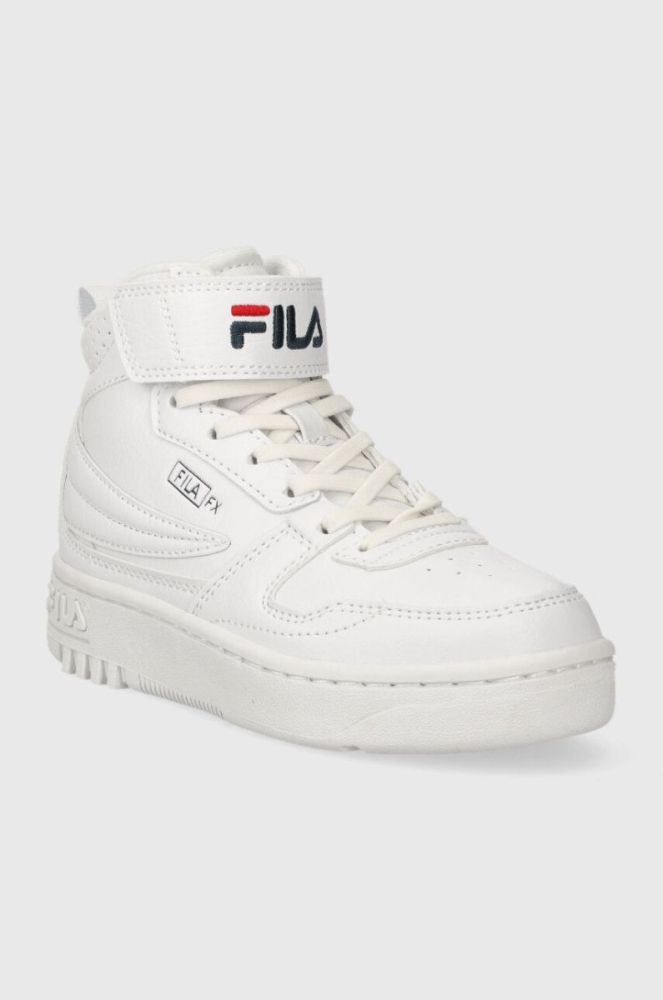 Дитячі кросівки Fila FXVENTUNO velcro mid колір білий фото 2