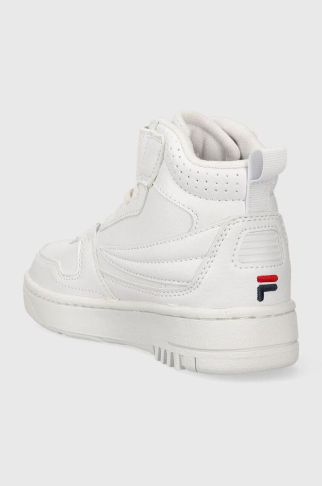Дитячі кросівки Fila FXVENTUNO velcro mid колір білий фото 3