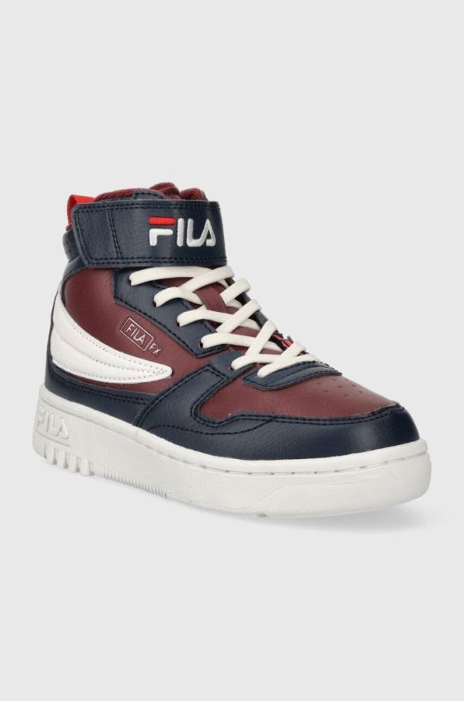 Дитячі кросівки Fila FXVENTUNO velcro mid колір синій фото 2