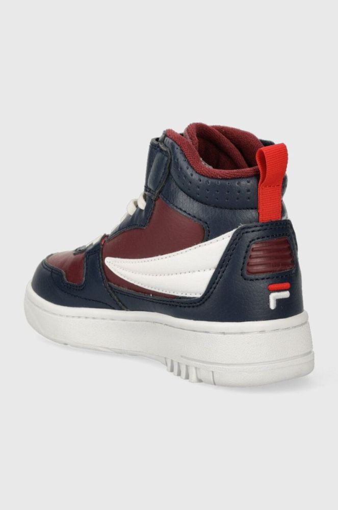 Дитячі кросівки Fila FXVENTUNO velcro mid колір синій фото 3