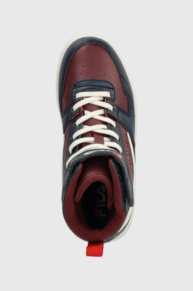 Дитячі кросівки Fila FXVENTUNO velcro mid колір синій фото 4