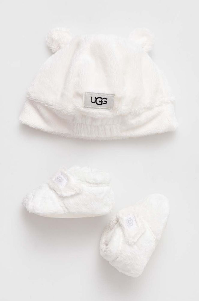 Черевики для немовля UGG I BIXBEE AND BEANIE колір білий