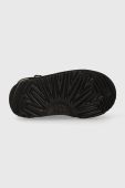 Дитячі зимові черевики UGG T CLASSIC MINI ZIPPER TAPE LOGO колір зелений Дитячі зимові черевики UGG T CLASSIC MINI ZIPPER TAPE LOGO колір зелений