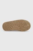 Дитячі замшеві чоботи UGG KIDS CLASSIC MINI ZIPPER TAPE L колір бежевий