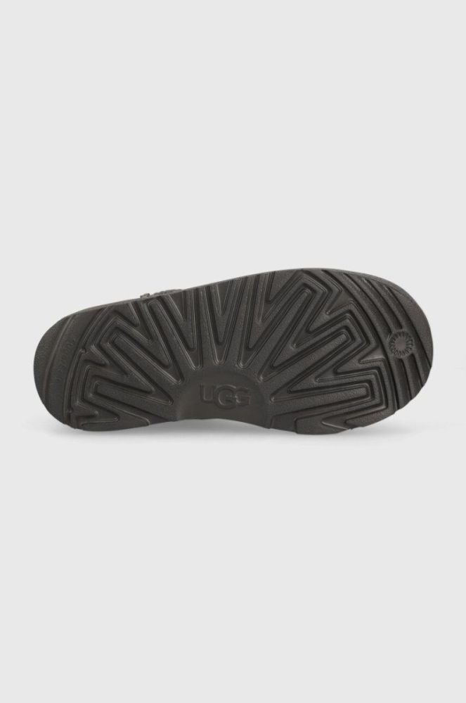 Дитячі замшеві чоботи UGG KIDS CLASSIC ULTRA MINI колір сірий фото 5