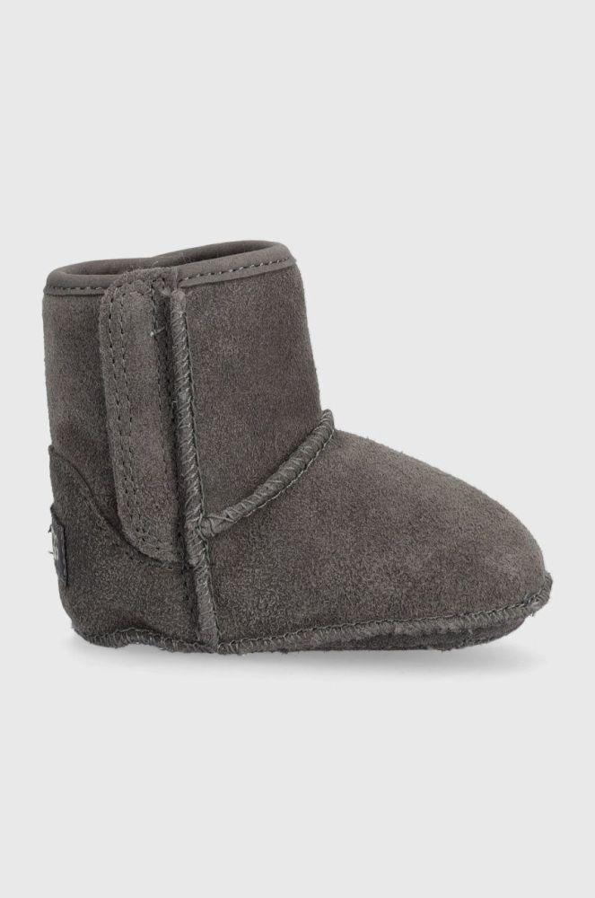 Замшеві кросівки для немовлят UGG I BABY CLASSIC колір сірий