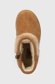 Дитячі замшеві чоботи UGG T KOALA STUFFIE колір бежевий