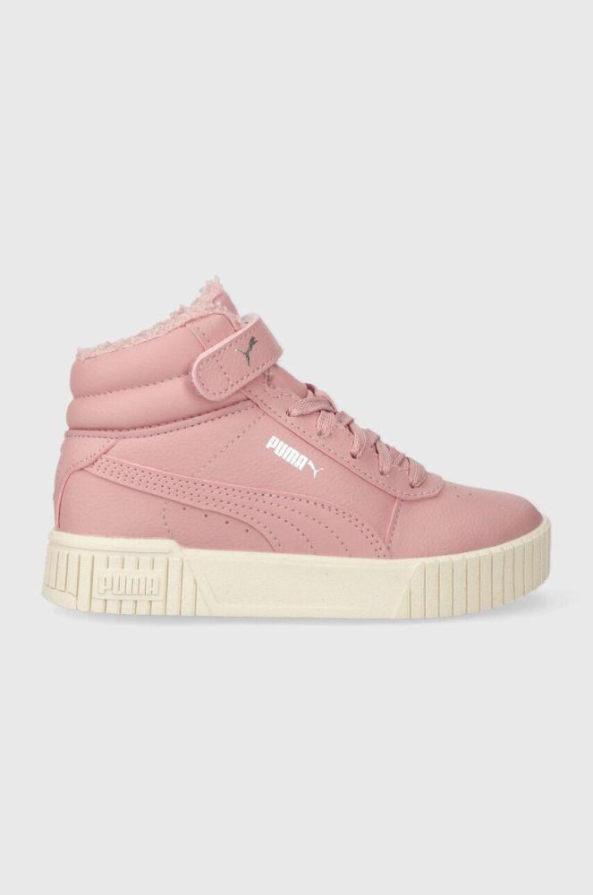 Дитячі кросівки Puma Carina 2.0 Mid WTR PS колір рожевий