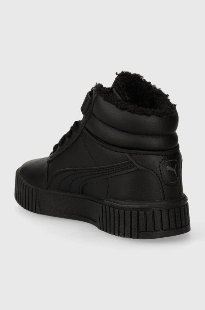 Дитячі кросівки Puma Carina 2.0 Mid WTR PS колір чорний фото 3