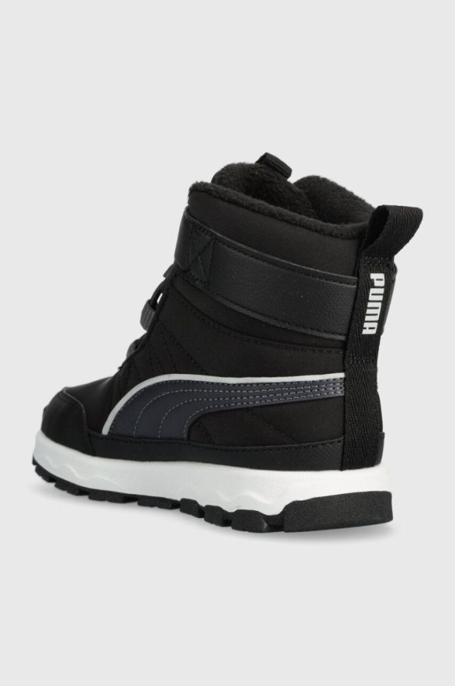 Дитячі чоботи Puma Evolve Boot AC+ PS колір чорний фото 3