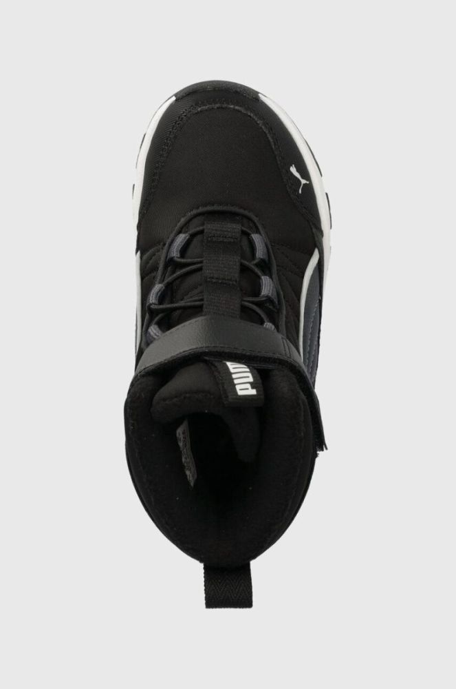 Дитячі чоботи Puma Evolve Boot AC+ PS колір чорний фото 4