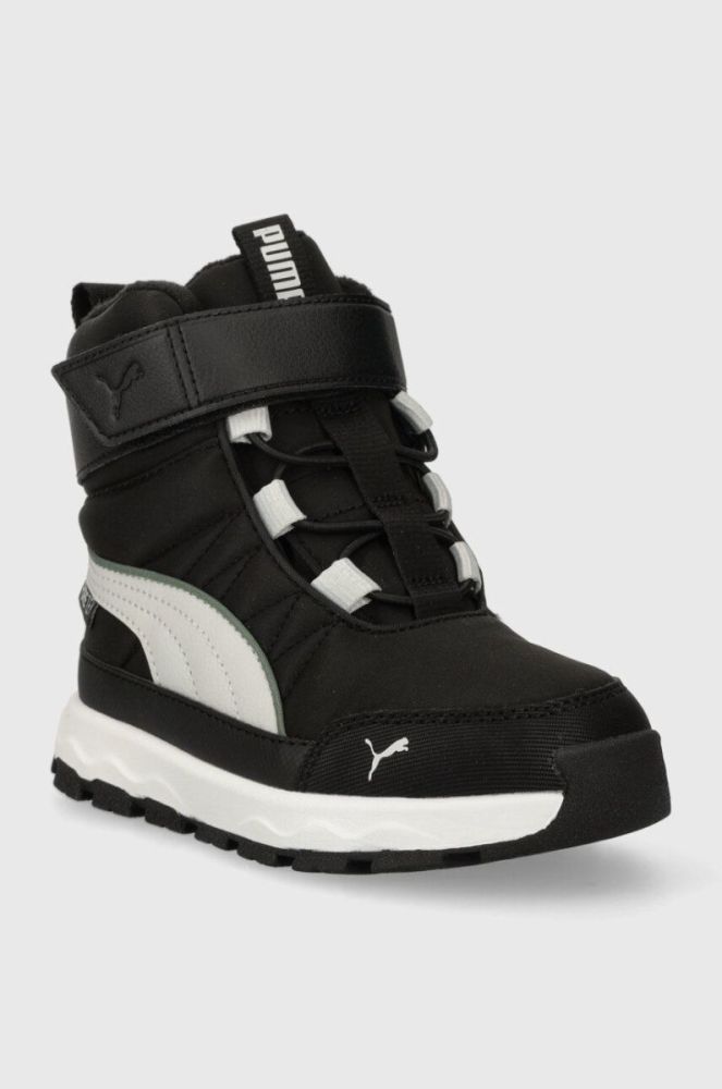 Дитячі чоботи Puma Evolve Boot Puretex AC+PS колір чорний фото 2