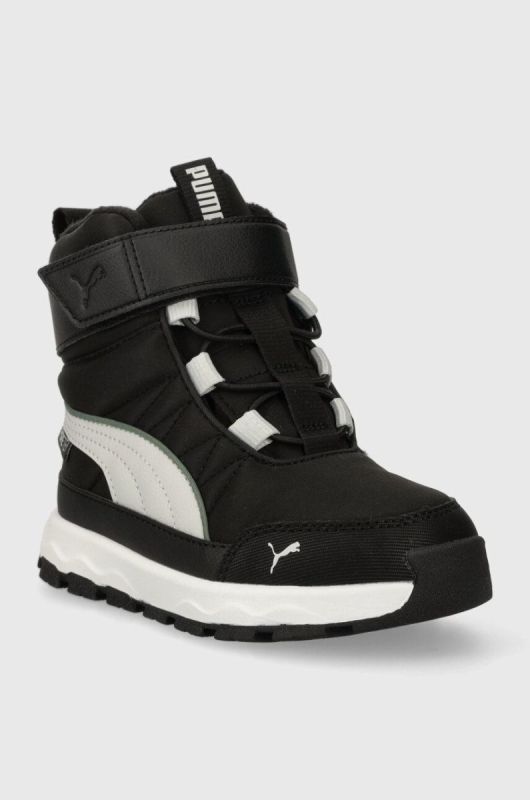 Дитячі чоботи Puma Evolve Boot Puretex AC+PS колір чорний фото 2