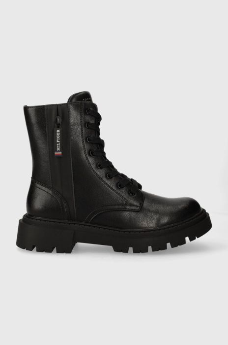 Зимове взуття Tommy Hilfiger колір чорний Зимове взуття Tommy Hilfiger колір чорний