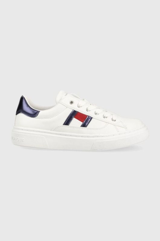 Детские кроссовки Tommy Hilfiger цвет белый (3389356)