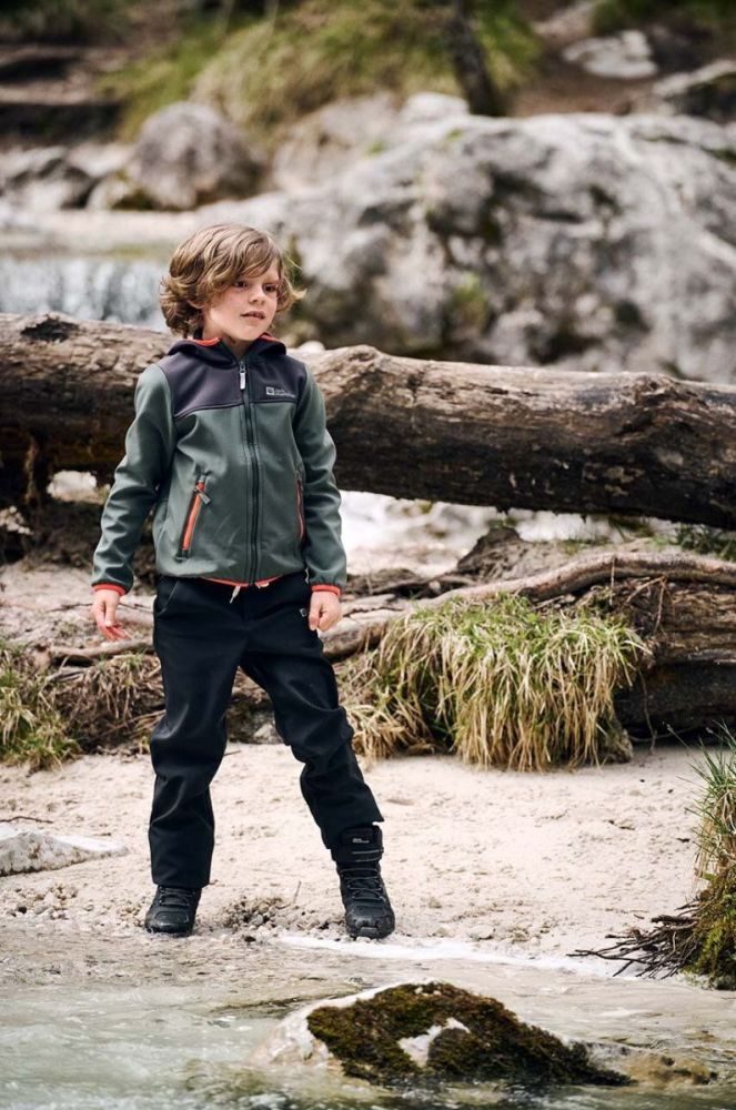 Дитячі зимові черевики Jack Wolfskin VOJO WT TEXAPORE HIGH колір чорний фото 8