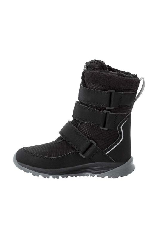 Дитячі черевики Jack Wolfskin POLAR BOOT TEXAPORE HIGH VC колір чорний фото 2