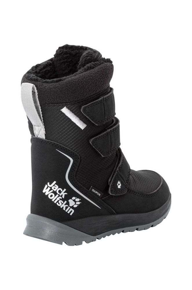 Дитячі черевики Jack Wolfskin POLAR BOOT TEXAPORE HIGH VC колір чорний фото 4