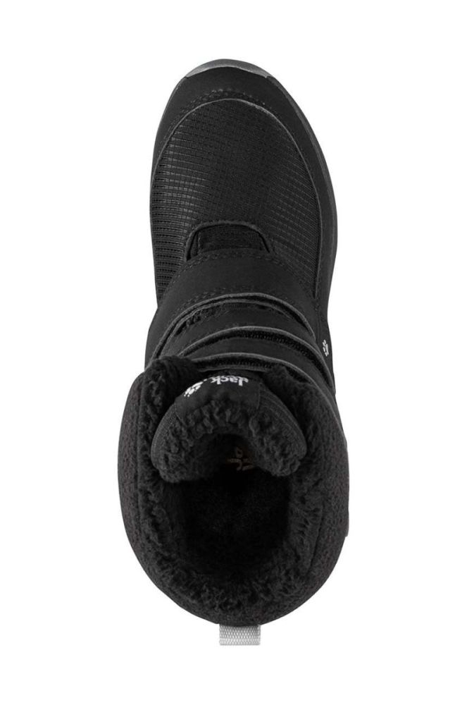 Дитячі черевики Jack Wolfskin POLAR BOOT TEXAPORE HIGH VC колір чорний фото 5