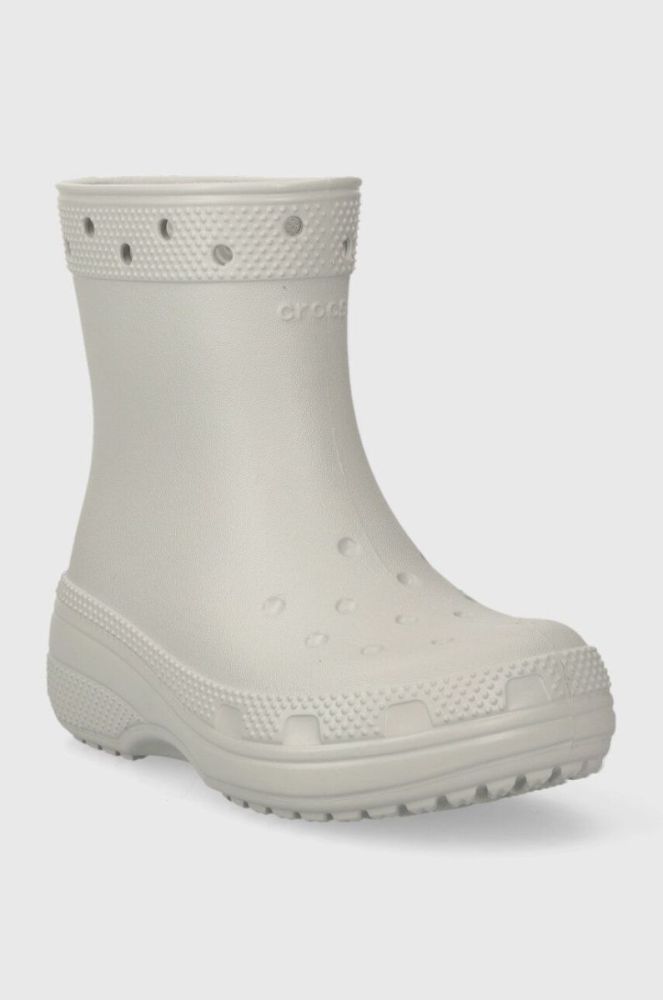 Дитячі гумові чоботи Crocs колір сірий фото 2