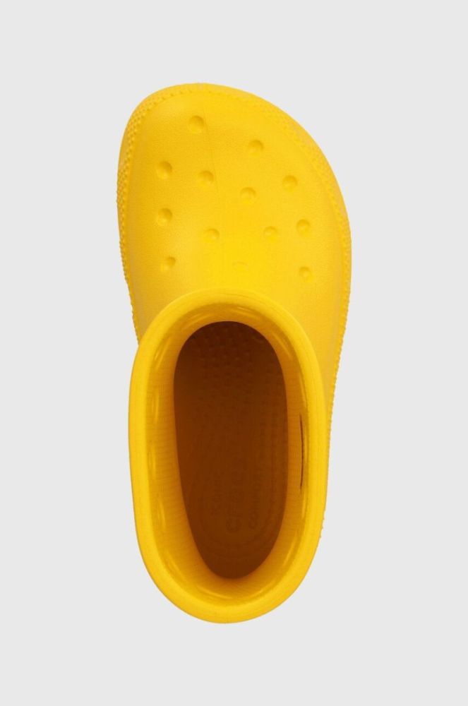 Дитячі гумові чоботи Crocs колір жовтий (3470900) фото 4