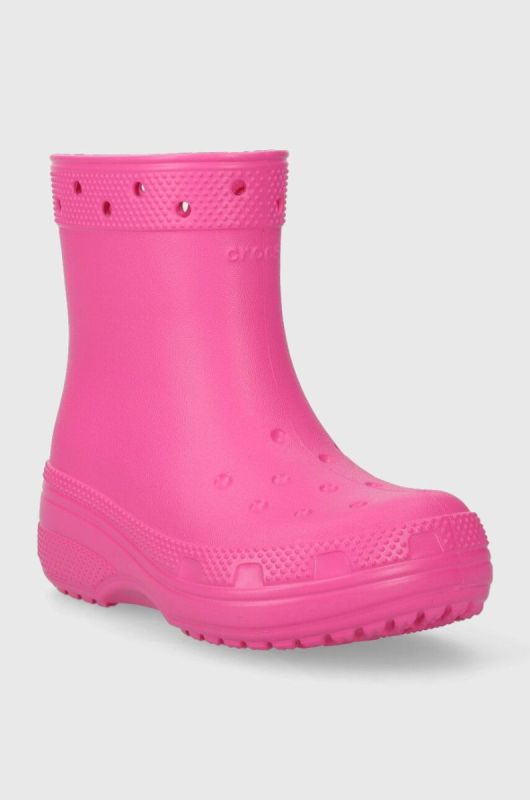 Детские резиновые сапоги Crocs цвет розовый (3470909) фото 2