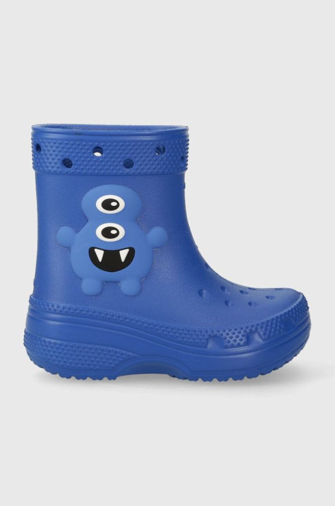 Дитячі гумові чоботи Crocs колір блакитний