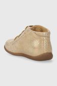 Дитячі замшеві туфлі Pom D'api колір бежевий (3486262)