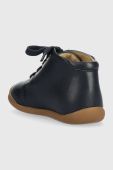 Дитячі шкіряні туфлі Pom D'api FLEX-UP BOTTINE VEG колір синій (3556960)